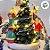 Cenário De Natal - Patins no Gelo com Som , Luz e Movimento - 42x34x25cm - 1 unidade - Rizzo - Imagem 7