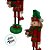 Duende De Madeira - Cachecol - Vermelho e Verde - 25cm - 1 unidade - Artlille  - Rizzo - Imagem 2