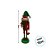 Duende De Madeira - Cachecol - Vermelho e Verde - 25cm - 1 unidade - Artlille  - Rizzo - Imagem 3