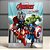 Livro para Colorir - Heróis e Vilões - Vingadores - 27x20cm - 1 unidade - Disney Original - Rizzo - Imagem 1