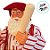 Papai Noel Decorativo em Pé Jogador de Beisebol - Vermelho e Branco - 30cm - 1 unidade - Rizzo - Imagem 6