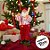 Papai Noel Decorativo em Pé Jogador de Beisebol - Vermelho e Branco - 30cm - 1 unidade - Rizzo - Imagem 9