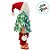 Papai Noel Decorativo em Pé Surfista - Verde e Vermelho - 45cm - 1 unidade - Rizzo - Imagem 4