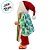 Papai Noel Decorativo em Pé Surfista - Verde e Vermelho - 45cm - 1 unidade - Rizzo - Imagem 5