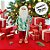 Papai Noel Decorativo em Pé Surfista - Verde e Vermelho - 45cm - 1 unidade - Rizzo - Imagem 10