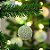 Bola de Natal - Bolinhas Verdes - 8x8cm  - 6 unidades - Cromus - Rizzo - Imagem 1