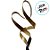 Escultura em Metal com Base de Madeira - 12x55x12cm - 1 unidade - Rizzo - Imagem 3