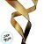 Escultura em Metal com Base de Madeira - 12x55x12cm - 1 unidade - Rizzo - Imagem 4
