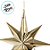 Enfeite Para Pendurar de Natal - Estrela Ouro 8 Pontas - 12x10cm - 1 unidade - Cromus - Rizzo - Imagem 2
