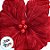 Poinsétia Decorativa - Veludo Vermelho - 39x27,5x11cm - 1 unidade - Cromus - Rizzo - Imagem 2