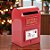 Enfeite Decorativo de Natal - Caixa de Correio Vermelha - 25x16x12cm - 1 unidade - Cromus - Rizzo - Imagem 1