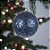 Bolas de Natal - Glitter Azul Marinho - 8cm - 6 unidades - Cromus - Rizzo - Imagem 1