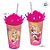 Copo com Canudo e Tampa Coroa - Aurora - 500ml - 1 unidade - Disney Original - Rizzo - Imagem 2