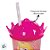 Copo com Canudo e Tampa Coroa - Aurora - 500ml - 1 unidade - Disney Original - Rizzo - Imagem 4