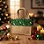 Sacola de Juta de Natal - Verde Presentes - 24x14x14cm - 1 unidade - EcoArt - Rizzo - Imagem 1