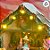 Cenário De Natal - Lojinha de Madeira com Luz - 10,5x7,5x11cm - RZO02307 - 1 unidade - Rizzo - Imagem 3