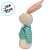 Enfeite Decorativo de Páscoa - Coelho com Camisa Verde e Bolinhas - 34cm - 1 unidade - Rizzo - Imagem 2