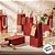 Sacola de Papel Mini Garrafa - Vermelho - 9,5x7,5x23cm - 10 unidades - Rizzo - Imagem 4