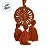 Enfeite Para Pendurar - Filtro dos Sonhos - Terracota - 14cm - 1 unidade - Cromus - Rizzo - Imagem 2