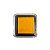 Almofada Para Carimbo em Plástico e Espuma - Carimbeira Amarelo Quente - 3,5x3,5cm - Cod.P07P1 - 1 unidade - Rizzo - Imagem 1