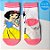 Meia Infantil Antiderrapante - Branca de Neve - Rosa - 0 a 12 Meses - 1 unidade - Disney Original - Rizzo - Imagem 1