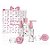Kit Viagem 5 Frascos + Necesserie - Hello Kitty - 1 unidade - Rizzo - Imagem 6