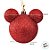 Bola de Natal - Mickey Mouse - Glitter e Metalizada - 8cm - 4 unidades - Disney Original - Rizzo - Imagem 3