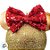 Bola de Natal - Minnie Mouse - Glitter e Lantejoulas - 10cm - 2 unidades - Disney Original - Rizzo - Imagem 2