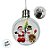 Enfeite Para Pendurar de Natal - Lâmpada com Noel e Boneco de Neve - 8cm - 1 unidade - Rizzo - Imagem 2