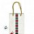 Sacola de Papel Premium Para Garrafa - Postal Feliz Natal - 12x36x8,5cm - 1 unidade - Rizzo - Imagem 2