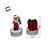 Velas Decorativa de Natal - Dupla Natalina Papai Noel e Presente - 6x5cm - 1 unidade - Rizzo - Imagem 3