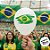 Balão de Festa Decorado Especial 9" 25cm - Copa Do Mundo - 25 unidades - Festcolor  - Rizzo - Imagem 4