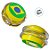 Ioiô Para Lembrancinha Festa -  Bandeira Do Brasil - 5,5x5,5cm - 1 unidade - Rizzo - Imagem 2