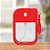 Frasco Spray Portátil Macaron Cartão com Capa de Silicone e Gancho - 50ml - Vermelho - 1 unidade - Rizzo - Imagem 2