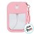 Frasco Spray Portátil Macaron Cartão com Capa de Silicone e Gancho - 50ml - Rosa - 1 unidade - Rizzo - Imagem 3