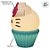 Luminária Hello Kitty - Cake Turquesa - 28cm - 1 unidade - Rizzo - Imagem 2