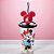 Copo de Plástico com Tampa e Canudo Pin Minnie Red - Holográfico - 500ml - 1 unidade - Disney Original - Rizzo - Imagem 1
