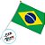 Bandeira do Brasil Para Torcida - Copa do Mundo - 14x21cm - 12 unidades - Rizzo - Imagem 2