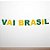 Faixa Decorativa - Vai Brasil - Verde e Amarelo com Glitter - 1,5m - 1 unidade - Cromus - Rizzo - Imagem 1
