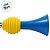 Buzina com Cordão - Copa do Mundo - Amarelo e Azul - 12cm - 1 unidade - Rizzo - Imagem 2