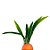 Cenouras Decorativas com Glitter - 13cm - 6 unidades - Rizzo - Imagem 2