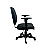 Cadeira Diretor Operativa Com Braço Regulável Tecido Preto - Imagem 2