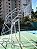 Estrutura de Basquete Modelo Ibirapuera com Aro Flex Rede e Vidro Temperado-Par - Imagem 1