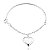 Pulseira Bracelete Coração Liso - Imagem 1