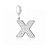 Berloque Letra Cravejada X - Imagem 1