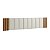 Kit 10 Módulos Estofados e 4 Módulos Ripados MDF Cama King - Imagem 1