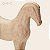 Escultura Cavalo em Polirresina Bege - Imagem 2