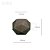 Kit 2 Vasos Esfera Diamante Marrom Stone (Médio e Grande) - Imagem 4