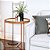 Mesa de Apoio Lateral Redonda Natural, Freijó, Off-White ou Espelhado - Imagem 2
