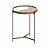 Mesa de Apoio Lateral Redonda Natural, Freijó, Off-White ou Espelhado - Imagem 7